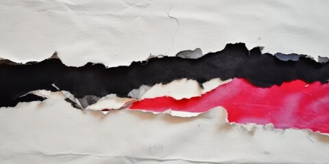 Old blank white grunge ripped torn posters crumpled paper background . creased crumpled paper backdrop placard surface, Urban street posters wall empty space..