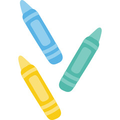 Colorful Crayon Illustration