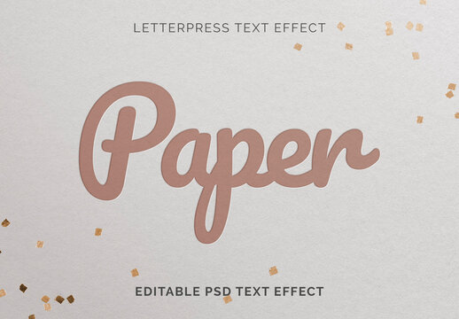 Litter Press Text Effect