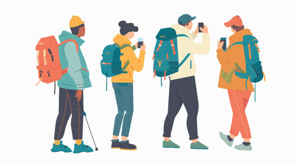 A group of people standing next to each other