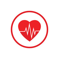 heart cpr medical icon vector design