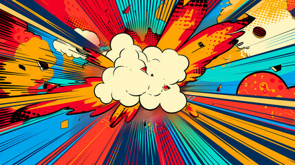 Explosion effect illustration