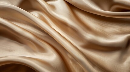 Obraz premium Luxurious Beige Fabric Drape Elegance