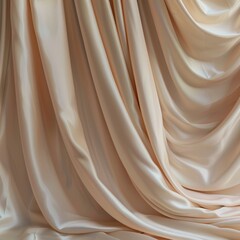 Luxurious Beige Fabric Drape Elegance