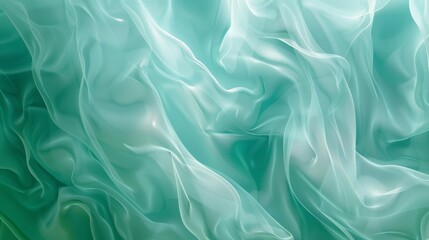 Fototapeta premium Abstract wallpaper with aqua and turquoise gradients, fluid blurs, rippling patterns, and soft lighting for a serene atmosphere.