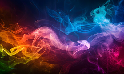 Obraz premium Abstract white smoke or steam swirls