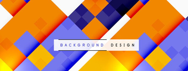 Dynamic colorful squares background. Vector Illustration For Wallpaper, Banner, Background, Card, Book Illustration, landing page