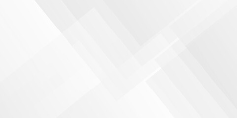 Modern white and gray color technology concept diamond triangle glossy geometric line vector background. white abstract gradient geometric background. vector white abstract design background template.