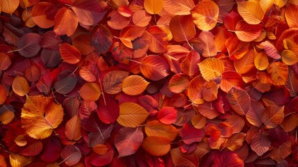 Autumn leaves background illustration generated by ai