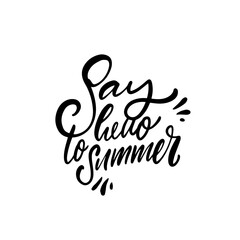 Create a beautiful Hand Lettering Poster that captures the warmth and joy of Summer