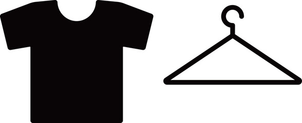 Tシャツ　ハンガー　アイコン
