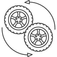 Tire Service Icon