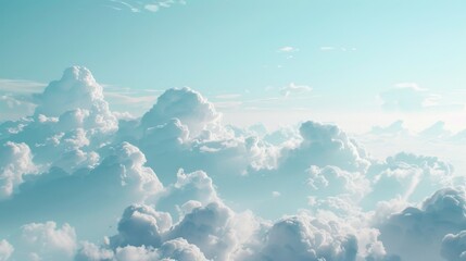 Clouds sky background illustration generated by ai