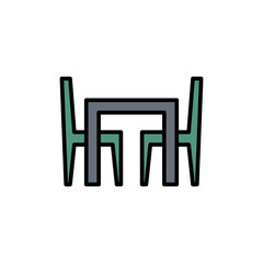 Dining table icon