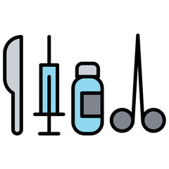 Surgical equipment icon