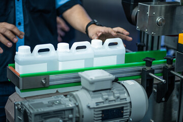 Automatic production of plastic bottles