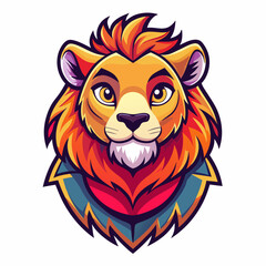 lion head vector