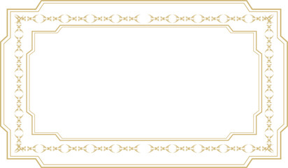 豪華なゴールドフレーム