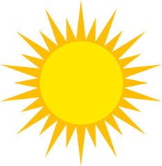 Sun vector illustration.