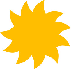 Sun vector illustration.