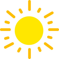 Sun vector illustration.