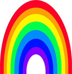 Obraz premium Colorful rainbow element background.