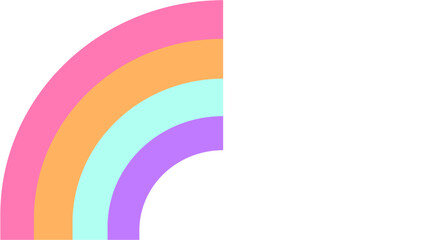 Colorful rainbow element background.