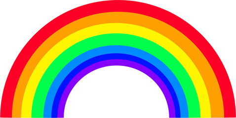 Colorful rainbow element background.