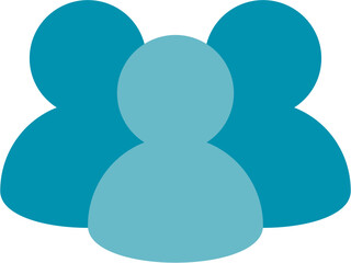 blue and white people