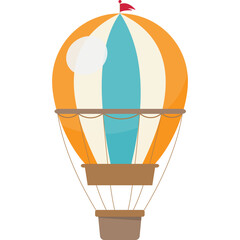 Hot Air Balloon Illustration