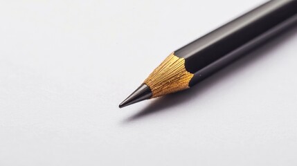 Mechanical pencil on white backdrop