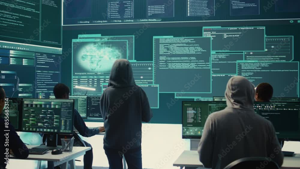 Poster disappointed team of governmental hackers failing to access database and servers in high tech office