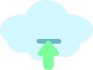 Cloud computing concept.