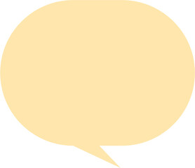 Speech bubbles on a white background.