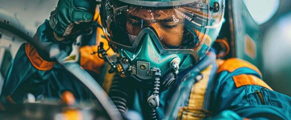 A Pilot Preparing For A Zero-Gravity Flight In A Parabolic Aircraft, Experiencing The Thrills And Challenges Of Weightlessness