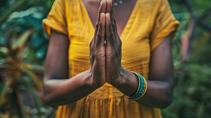 Spirituality and religion, Hands folded in prayer