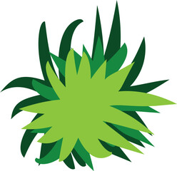 Grass Green Element Illustration