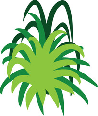 Grass Green Element Illustration