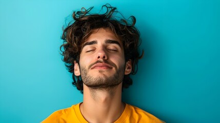 Obraz premium A Moment of Peaceful Respite After Completing a Challenging Task