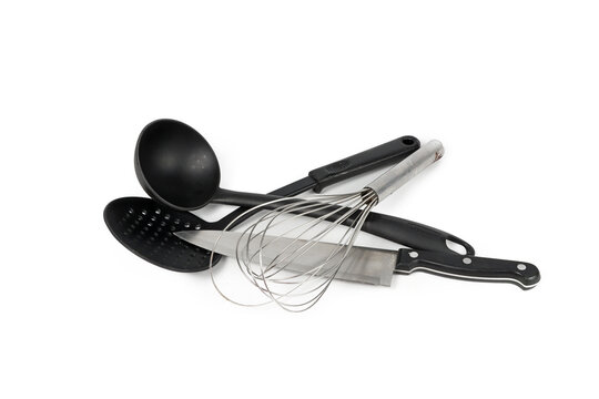 utensils Kitchen isolated on white