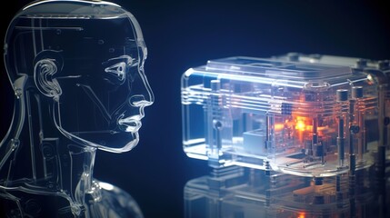 3d render of a brain