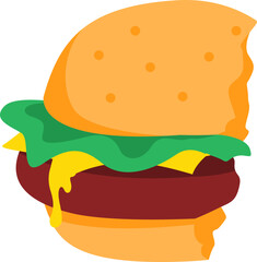 Illustration Of Hamburger Element