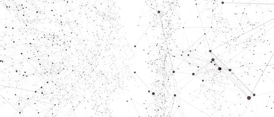 Abstract futuristic - technology with polygonal shapes on white background. Design digital technology concept.