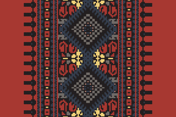 Traditional Iranian pattern, Abstract retro seamless floral background Paper textile Vintage wallpaper Texture royal vector Pattern flower Fabric floral illustration.