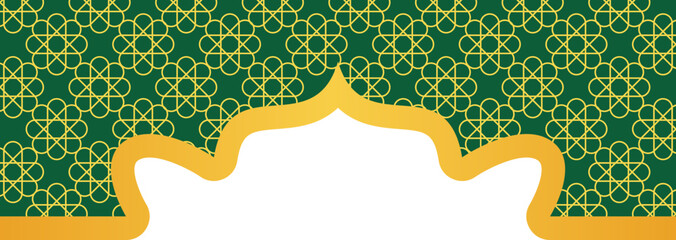Islamic Header Illustration Element