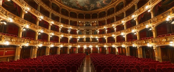 Obraz premium A Teacher In An Opera House, Exploring The History And Intricacies Of Musical Performance