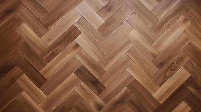 Natural wood texture. Luxury Herringbone Parquet Flooring. Harwood surface. Wooden laminate background