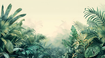 tropical jungle background