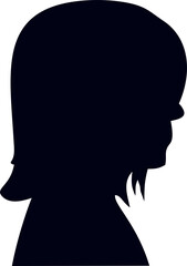 Woman Head Silhouette