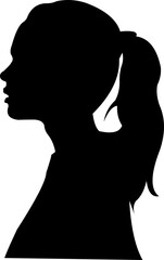 Woman Head Silhouette